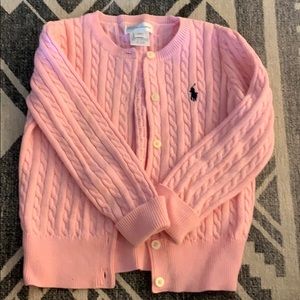 Ralph Lauren Pink Sweater - 24months